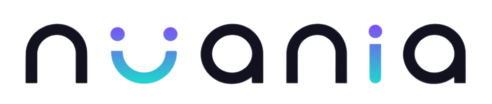 Nuania logo gradient dark