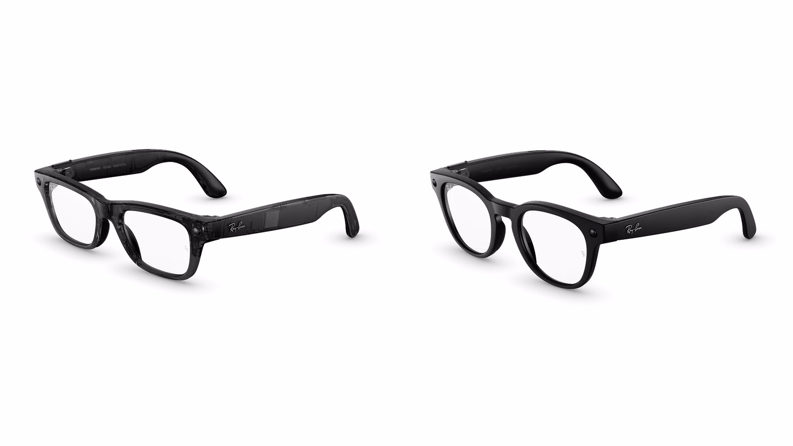 Ray-Ban Meta Blayzer Optics (ซ้าย) และ Scriber Optics (ขวา) แว่น AI รุ่นออกแบบเพื่อเลนส์สายตาโดยเฉพาะ