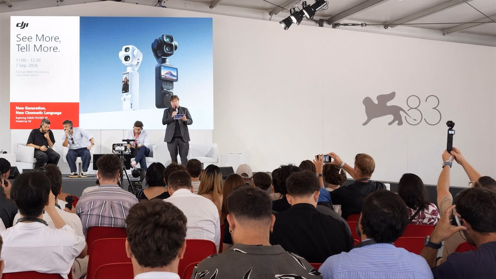 เซสชัน Filmmakers and Visionaries ของ DJI ที่ Venice Production Bridge