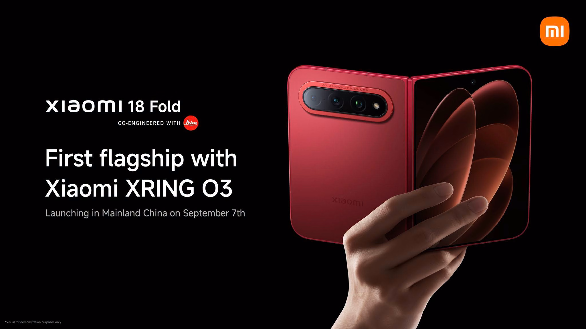 Xiaomi 18 Fold official promo image