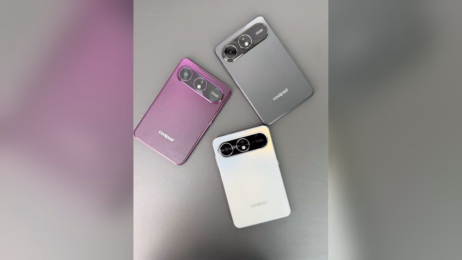 Coolpad COOL X Wide สามสี ขาว ดำ และแดง
