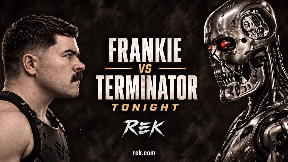 โปสเตอร์ไฟต์ Frankie vs Terminator ของ REK