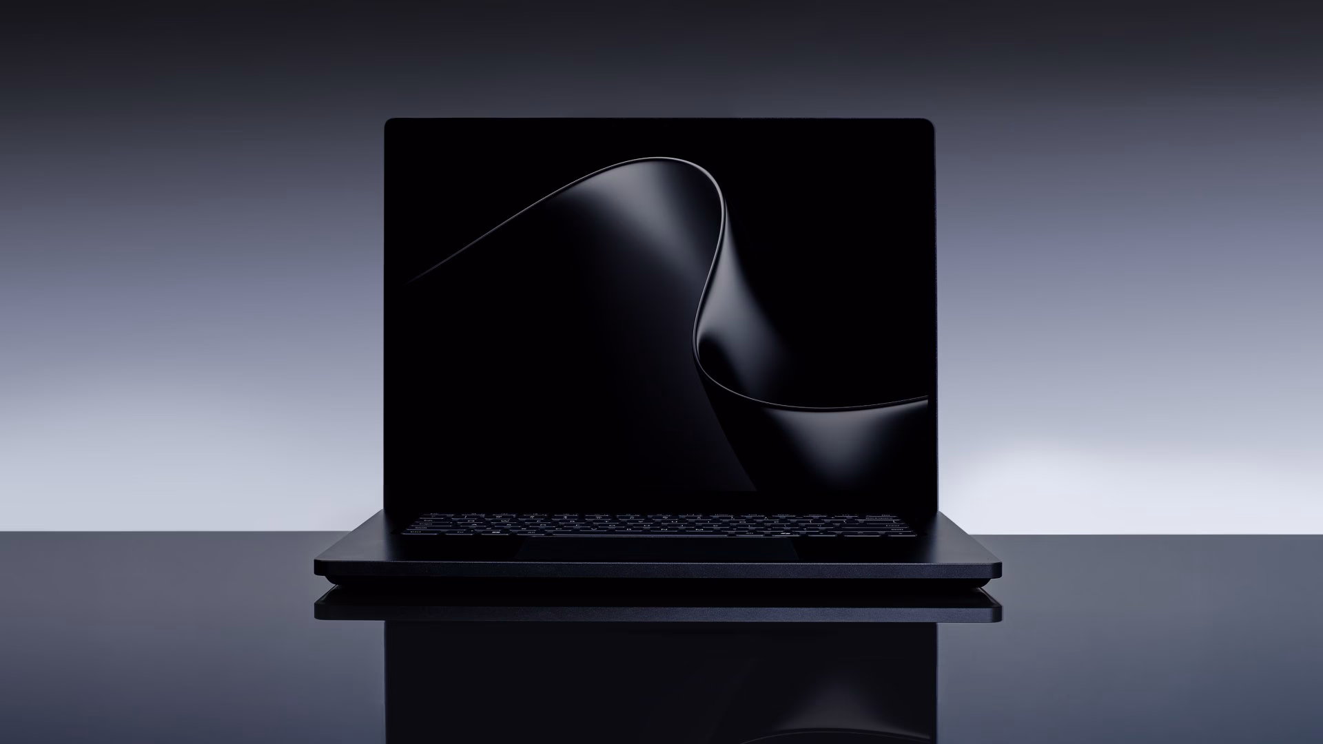 Surface Laptop Ultra โน้ตบุ๊ก 15 นิ้วของ Microsoft เปิดฝาตั้งบนโต๊ะ