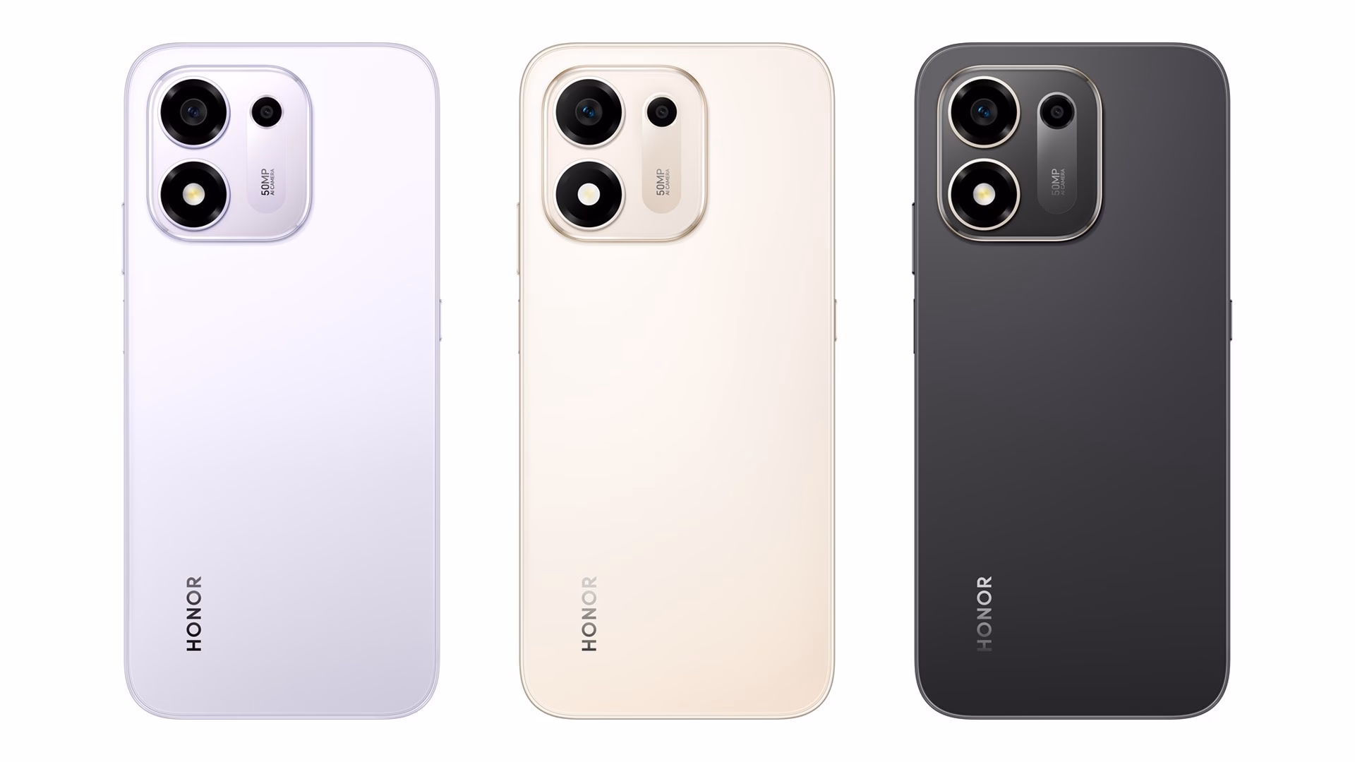 HONOR 600S 5G สี Misty Purple, Desert Gold และ Velvet Black